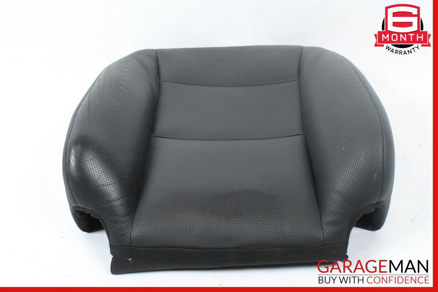10-13 Mercedes W221 S400 S550 Front Right Passenger Top Upper Seat Cushion Black