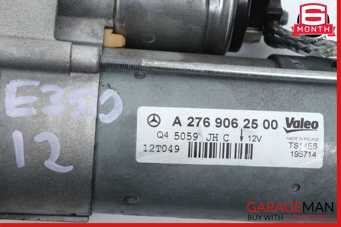 12-16 Mercedes E350 SLK350 ML350 GLE350 3.5L V6 Valeo Engine Starter Motor OEM