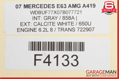 03-11 Mercedes W211  E550 E63 AMG Front Right Under Seat Control Module OEM