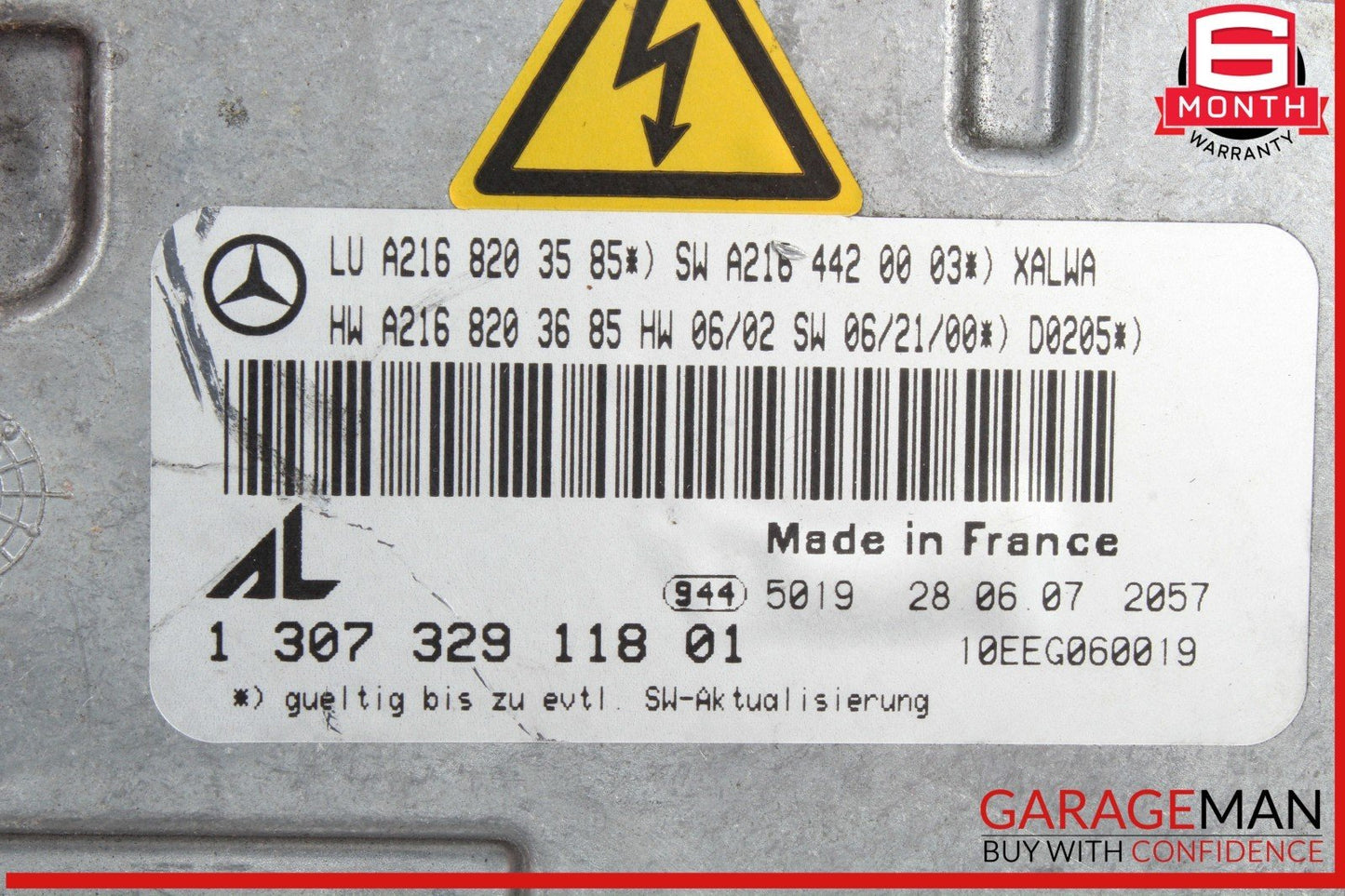 07-10 Mercede W221 S550 S450 Xenon HID Headlight Ballast Module Unit OEM