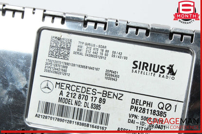 12-14 Mercedes W212 E350 GLK350 Sirius Satellite Radio Receiver 2128701789 OEM