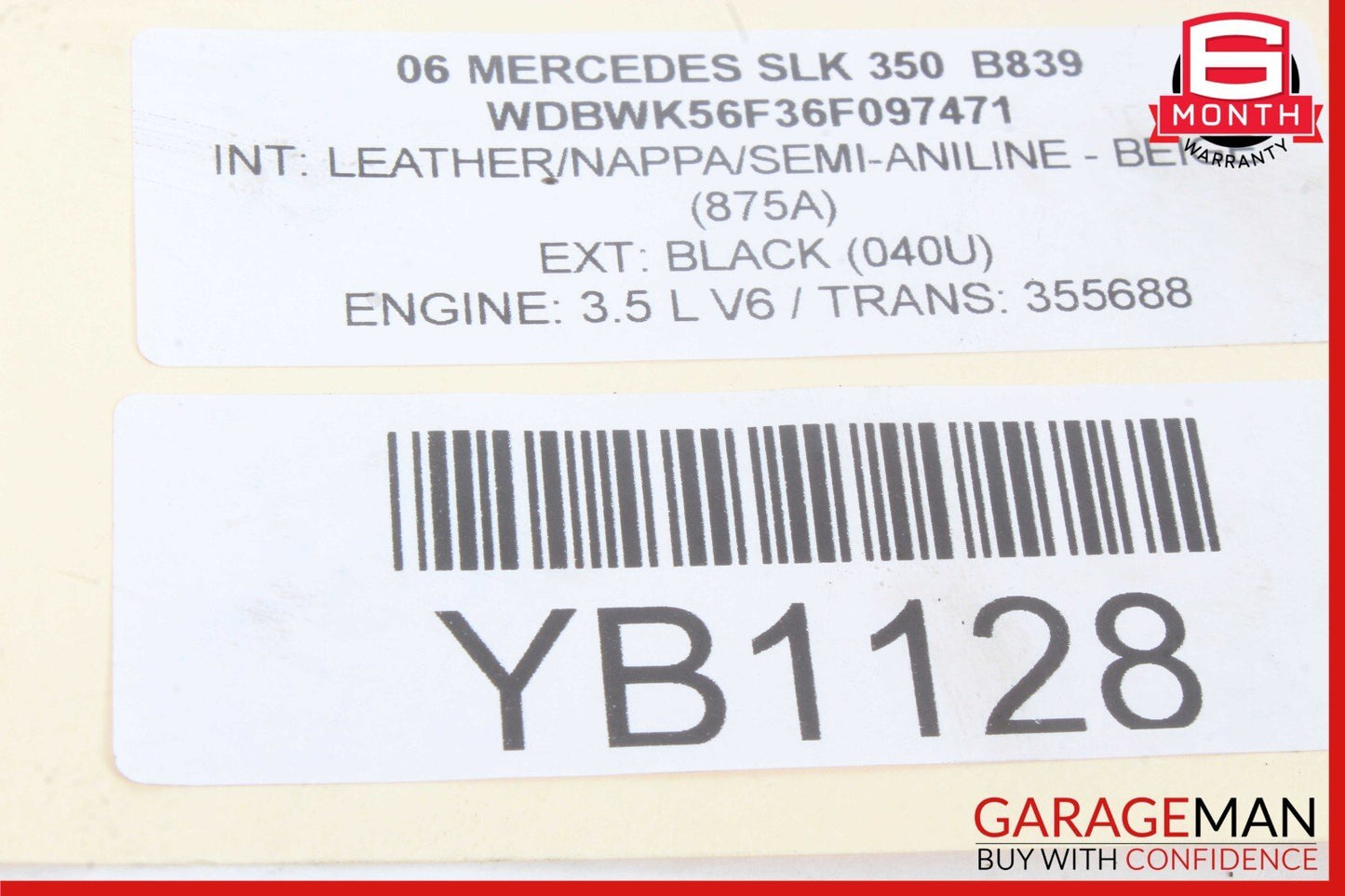 05-11 Mercedes R171 SLK350 Rear Left or Right Suspension Upper Control Arm OEM