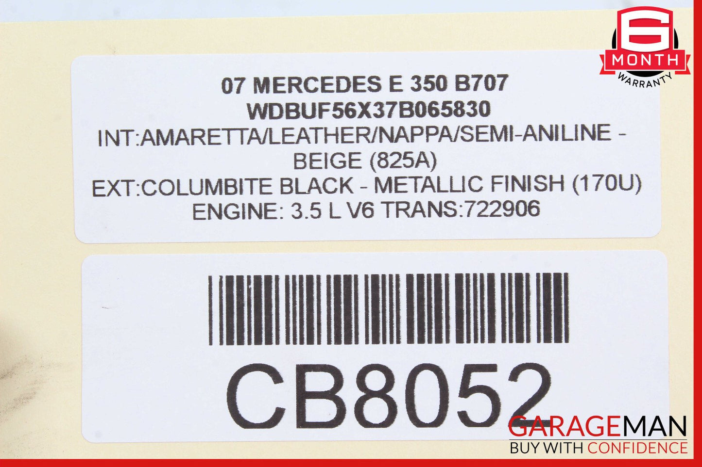 03-11 Mercedes W211 E320 ML350 Seat Control Module Front Left 2118704926 OEM