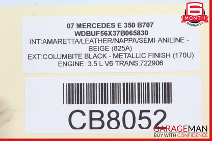 03-11 Mercedes W211 E320 ML350 Seat Control Module Front Left 2118704926 OEM