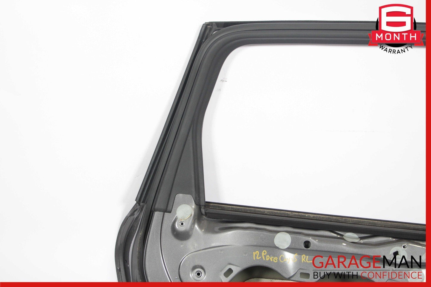 11-17 Porsche Cayenne 958 Rear Left Side Exterior Door Shell Panel Meteor Grey