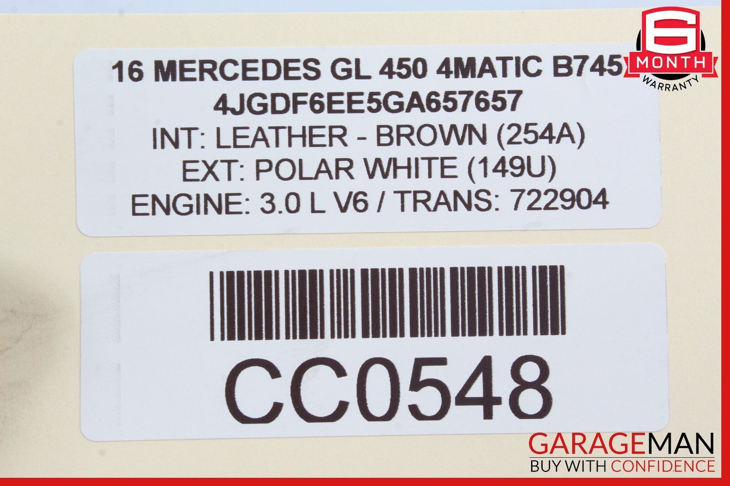 13-16 Mercedes X166 GL450 ML550 Park Assist Parktronic Sensor Module Control OEM