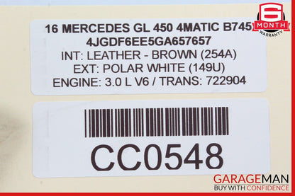 13-16 Mercedes X166 GL450 ML550 Park Assist Parktronic Sensor Module Control OEM