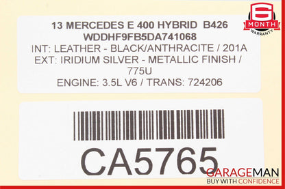 10-15 Mercedes W204 C250 CLS550 E400 Keyless Go Entry Control Module Unit