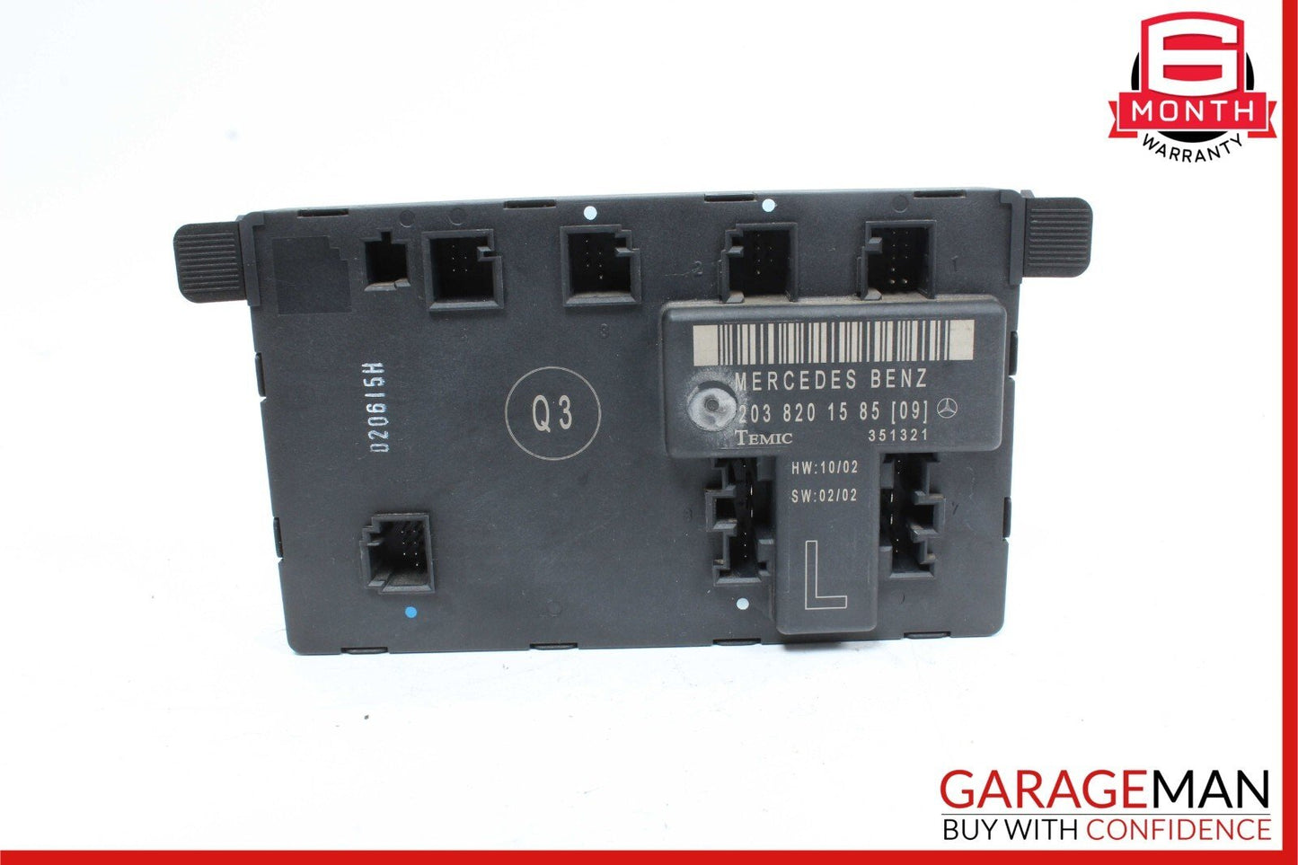 01-07 Mercedes W203 C230 C300 Front Left Side Door Control Module Unit OEM