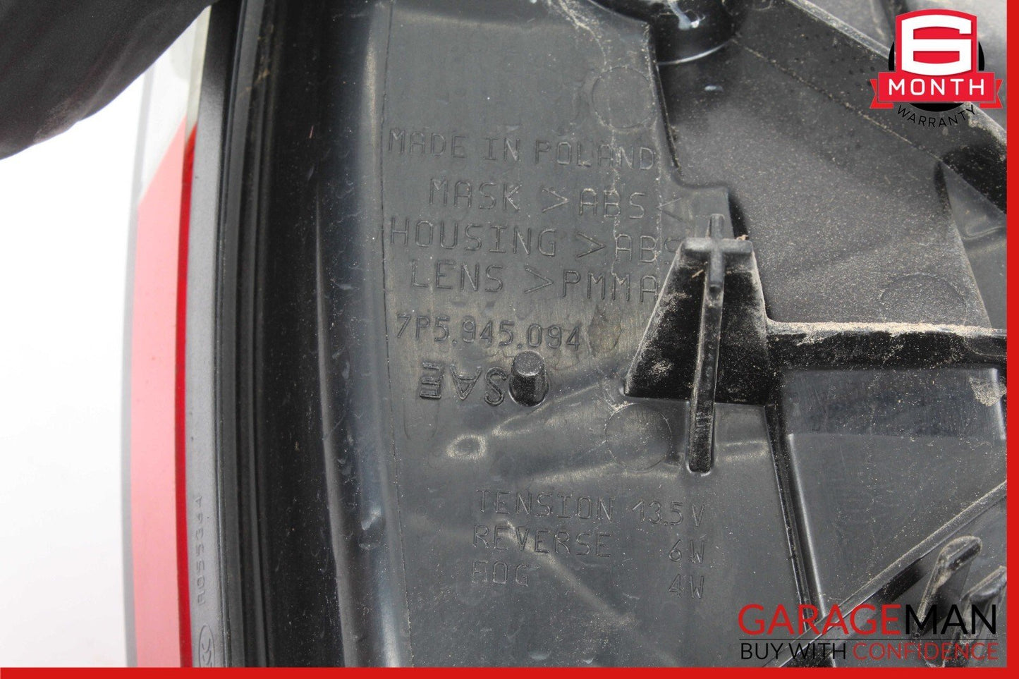 11-14 Porsche Cayenne 958 Rear Right Side Inner Tail Light Lamp OEM