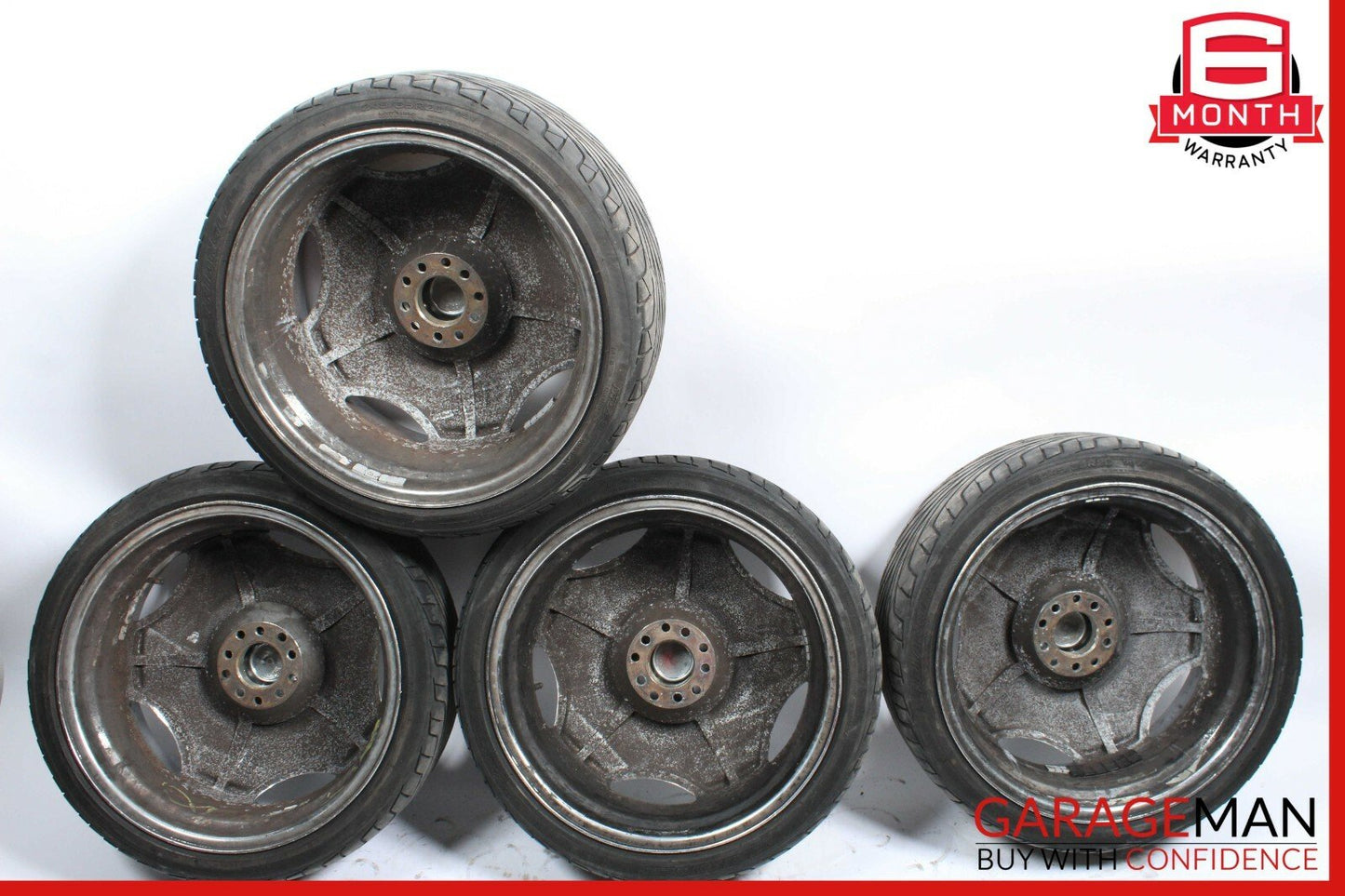 Mercedes W220 S500 S600 CL500 Staggered Wheel Tire Rim Set of 4 Pc R20 8.5x20