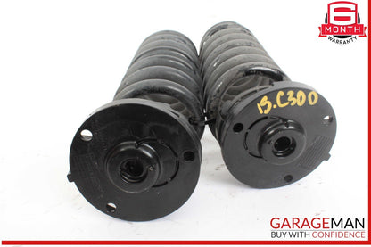 15-20 Mercedes W205 C300 Rear Right & Left Shock Absorber Coil Spring Set of 2