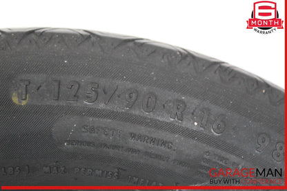 08-14 Mercedes W204 C180 C300 Emergency Spare Tire Donut Wheel Rim 125 90 16"