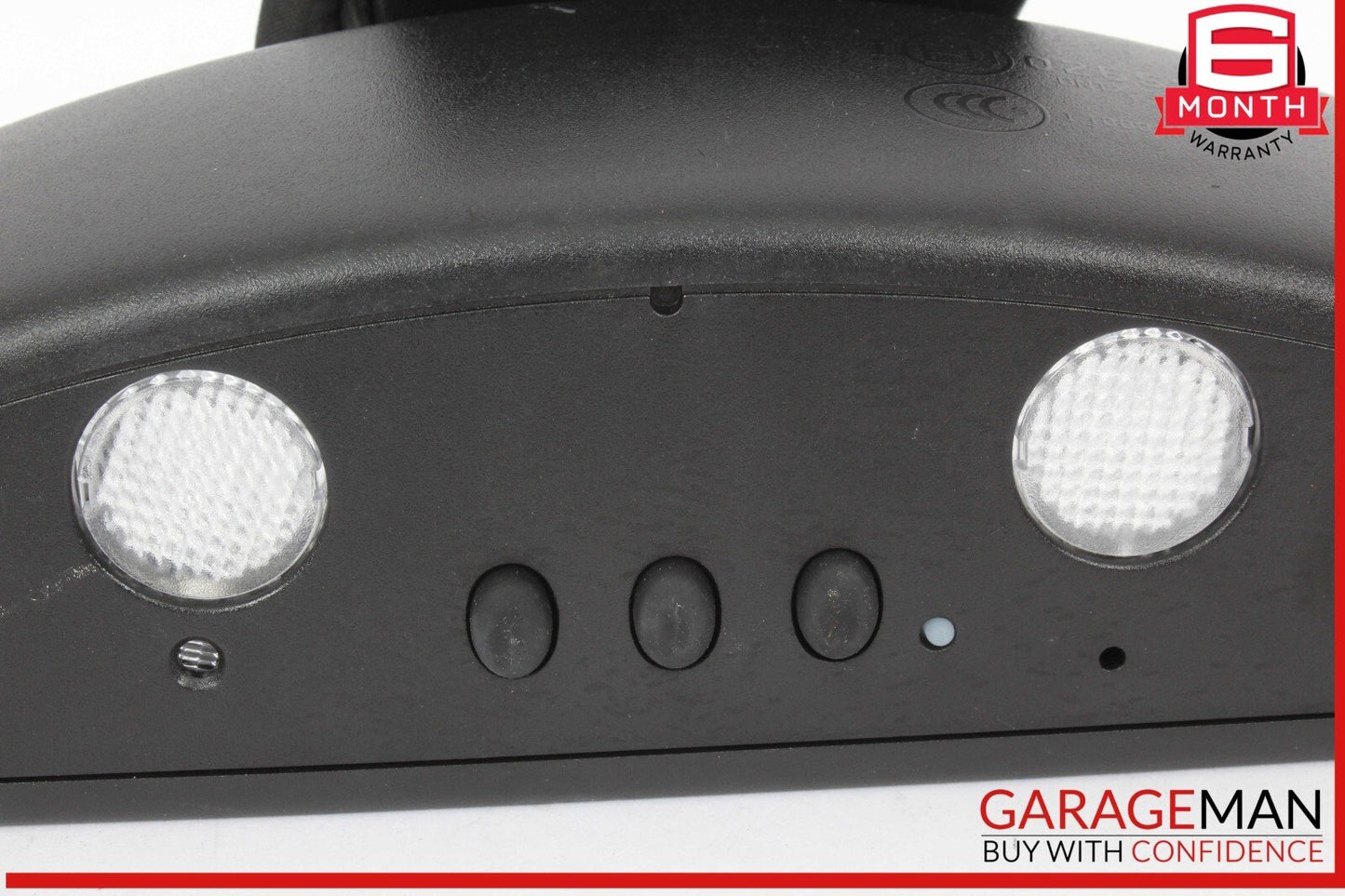 12-17 Mercedes W204 C250 C300 E350 Top Upper Interior Rear View Mirror Black OEM