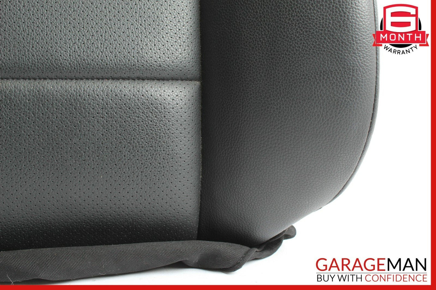 08-14 Mercedes W204 C350 Front Right Side Top Upper Seat Cushion Black