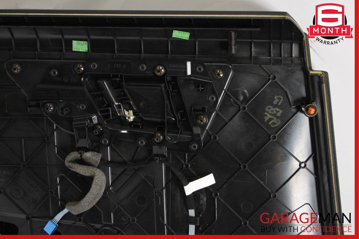 10-15 Mercedes X204 GLK250 Rear Right Passenger Side Interior Door Panel Black