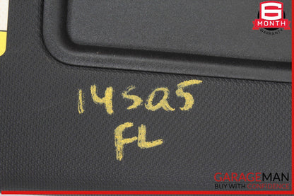 14-17 Audi SQ5 Front Left Driver Side Sun Visor Sunvisor Black 8K0857551 OEM