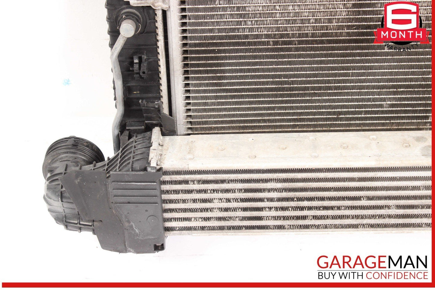 03-09 Mercedes W211 E320 Engine Motor Cooling Fan Radiator A/C Condenser Assy