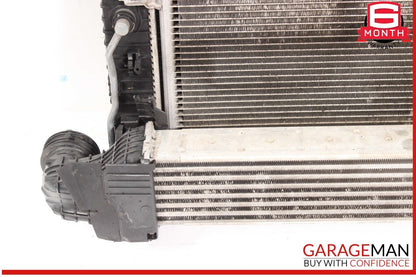 03-09 Mercedes W211 E320 Engine Motor Cooling Fan Radiator A/C Condenser Assy
