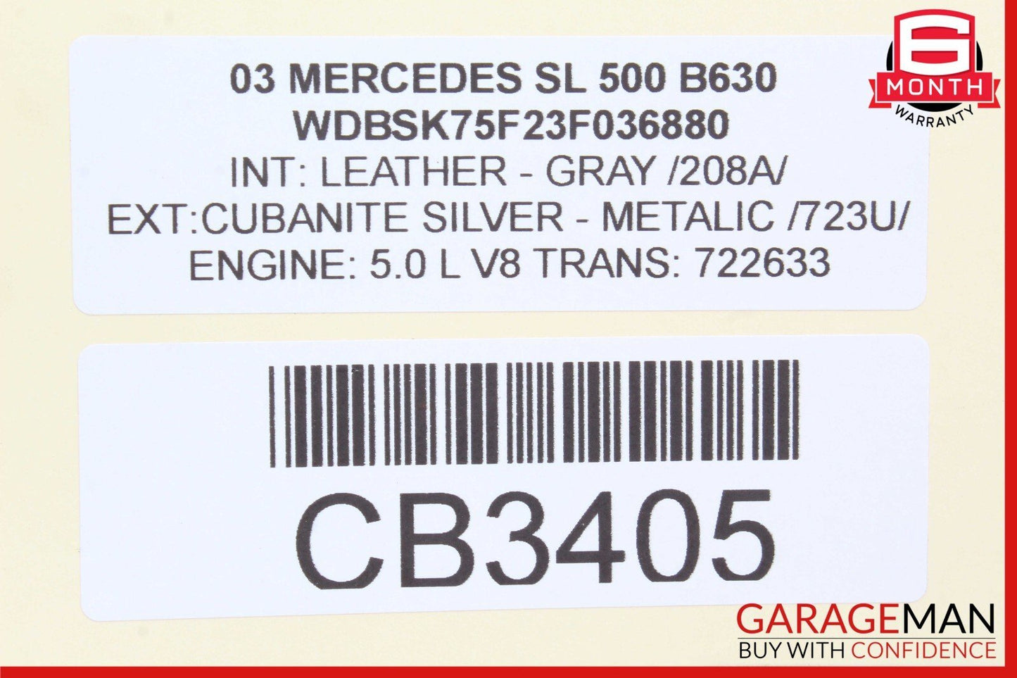 03-12 Mercedes R230 SL500 SL550 SL55 AMG Front Right Door Control Module Unit
