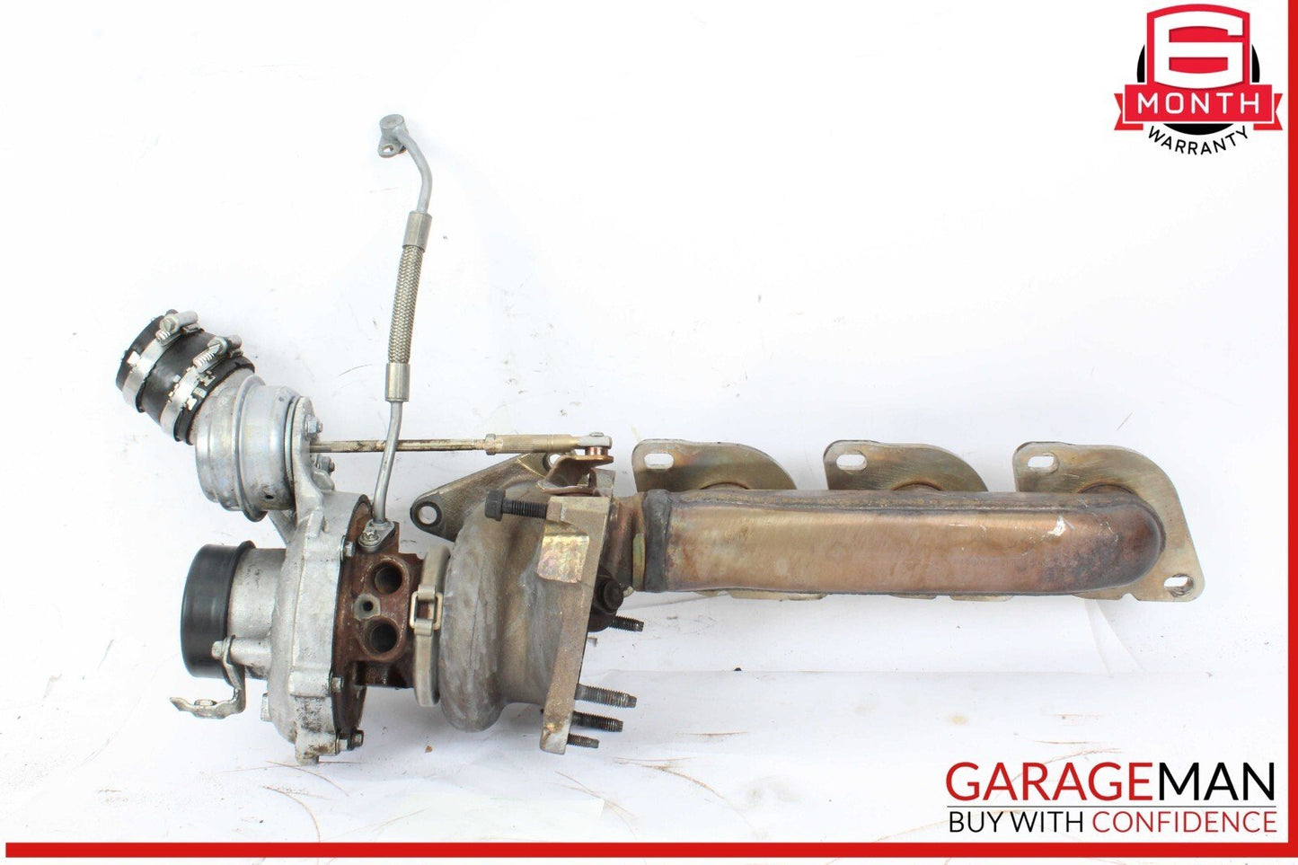 11-16 Mercedes X166 GL450 S550 Left Turbocharger Turbo Charger Manifold OEM