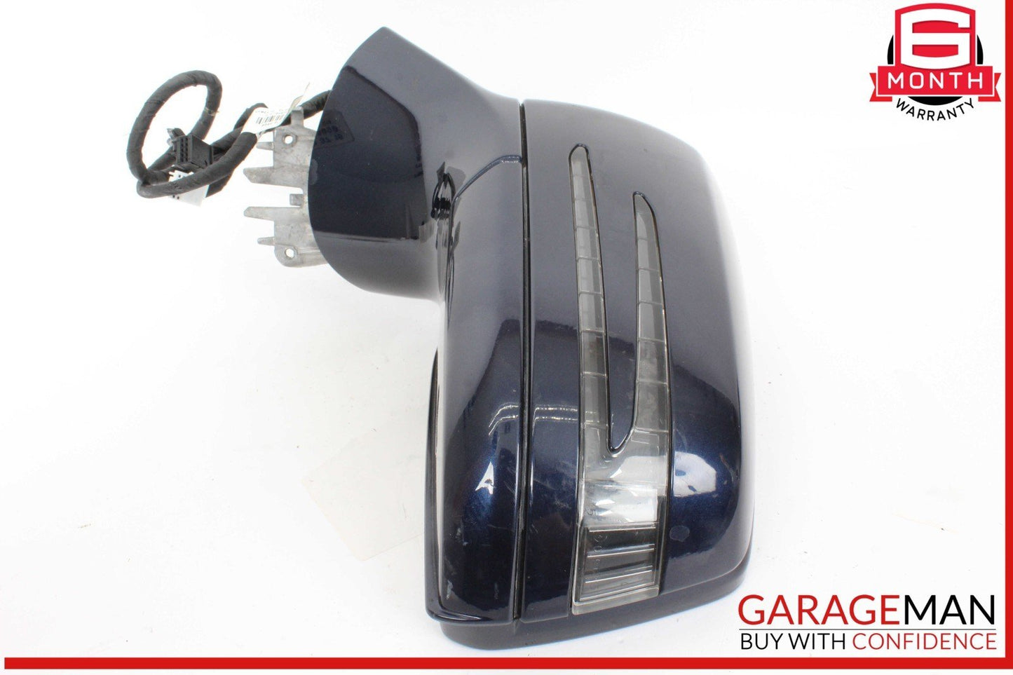 12-18 Mercedes W218 CLS550 Left Side Door Rear View Mirror w/ Blind Spot OEM