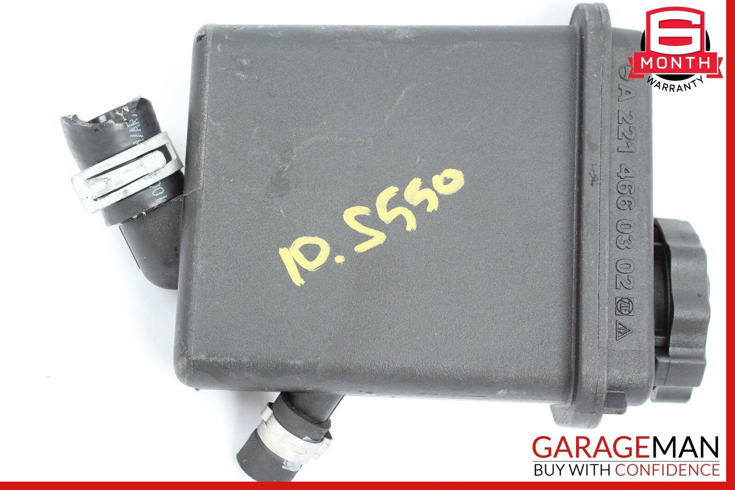 10-13 Mercedes W221 S550 Power Steering Fluid Reservoir Tank 2214660302 OEM