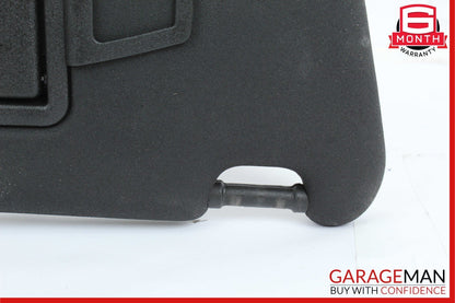 08-14 Mercedes C250 C300 C350 Front Right Side Sunvisor Sun Visor Cover Black