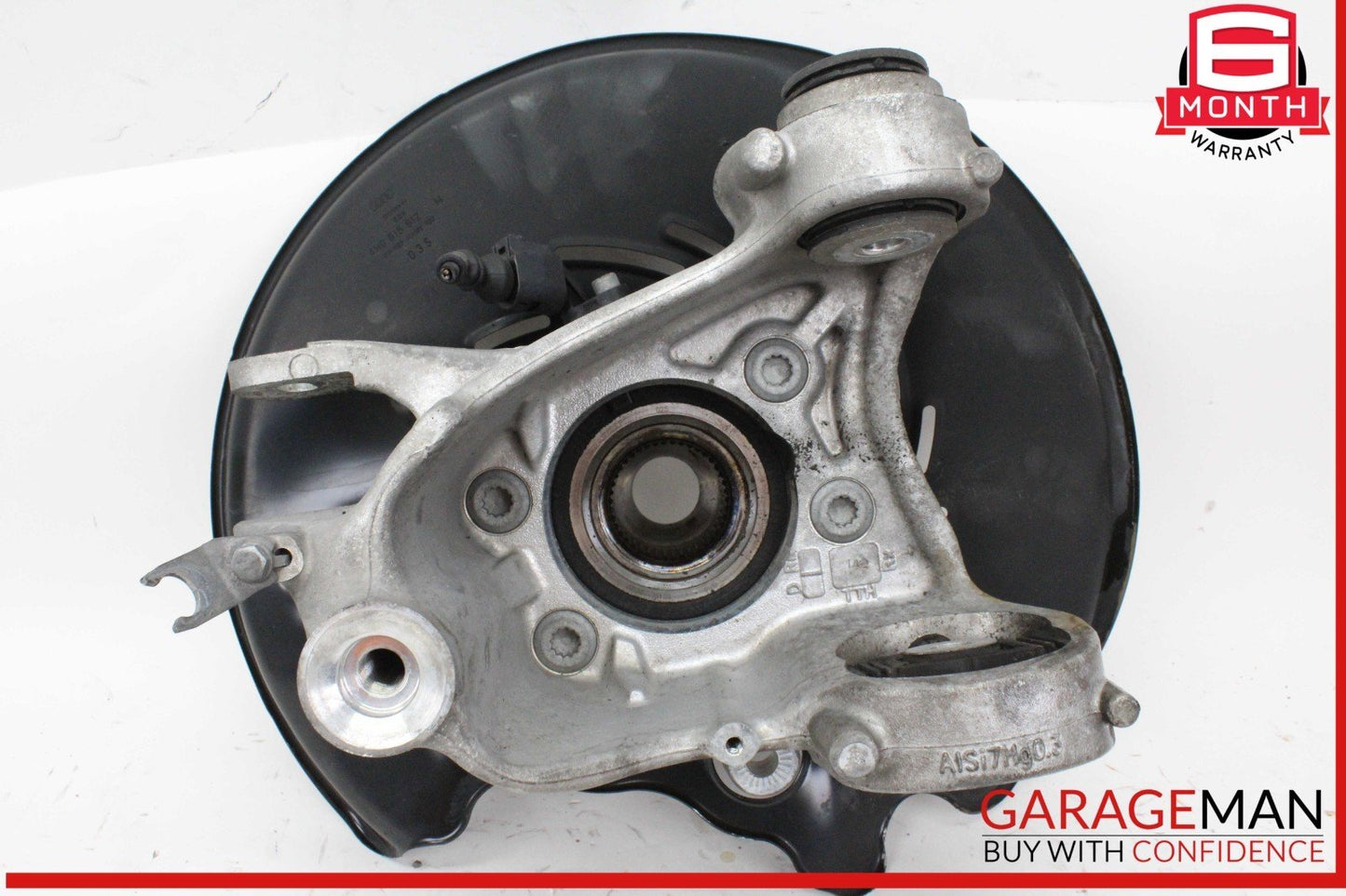11-18 Audi A8 S8 Rear Right Side Spindle Knuckle Wheel Hub 4H0615612H OEM