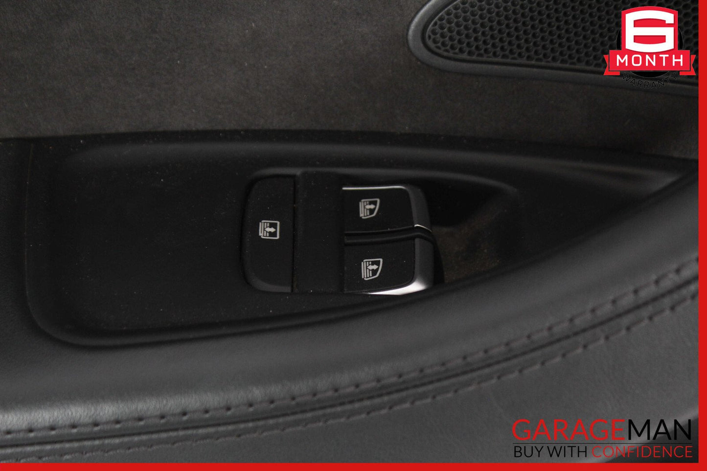 11-17 Audi A8 Interior Door Panel Rear Left Driver Side Black OEM
