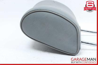 79-91 Mercedes W126 420SEL Front Left / Right Side Seat Headrest Head Rest Gray