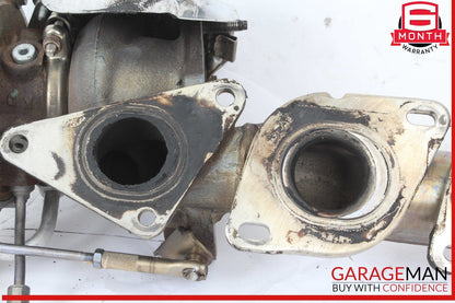 11-18 Mercedes W218 CLS550 4.7L V8 Left Side Turbocharger Turbo Charger Manifold