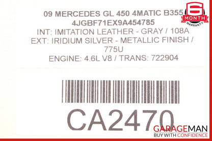 06-12 Mercedes X164 GL450 ML63 ML350 Keyless Go Control Module 1648206285 OEM