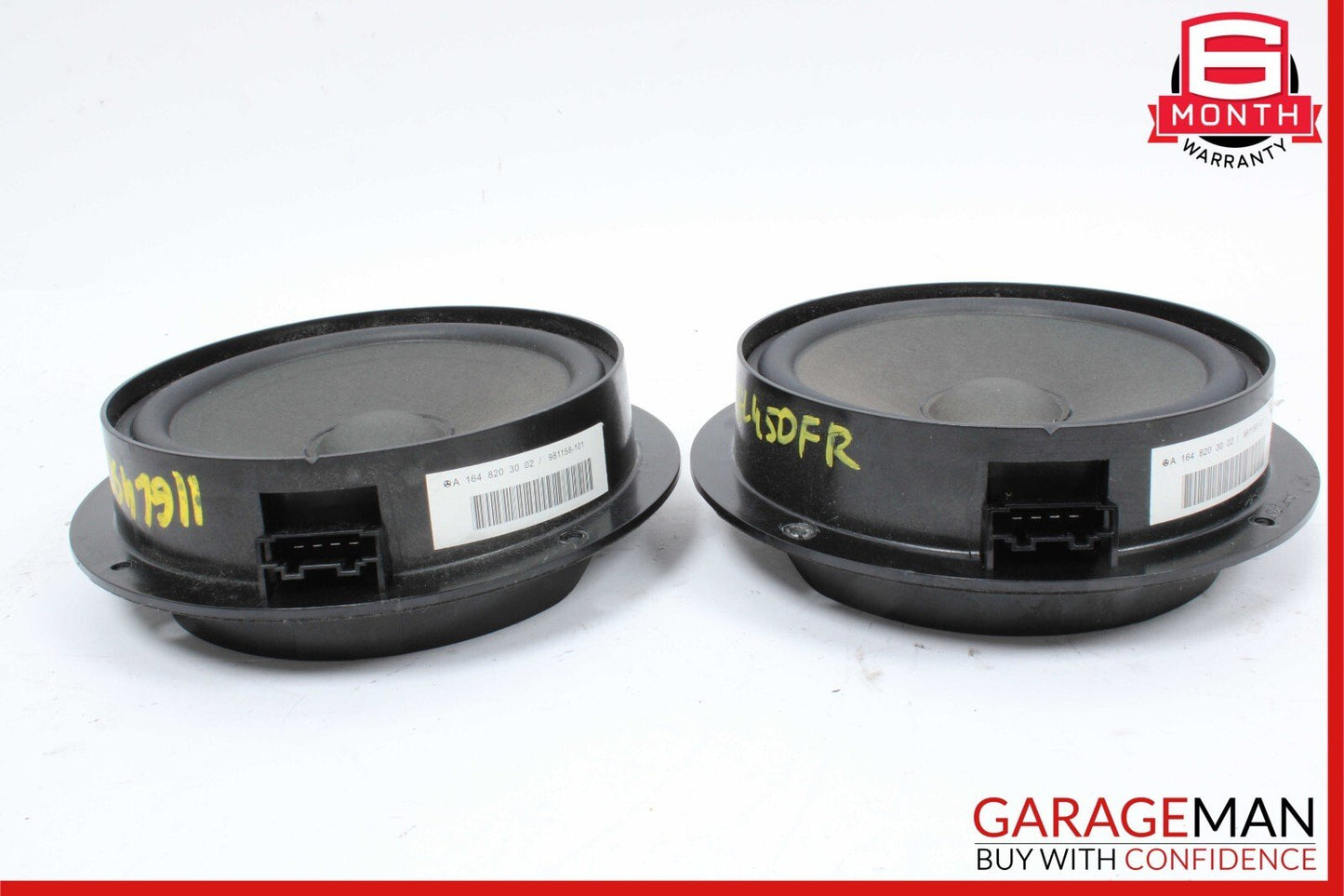 06-13 Mercedes X164 GL450 ML350 Left & Right Door Sound Audio Speakers Set of 2