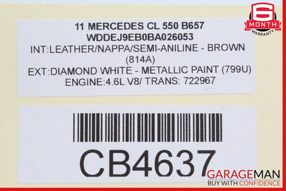 10-14 Mercedes CL550 S550 S400 S63 AMG Rear Parking Parktronic Control Module