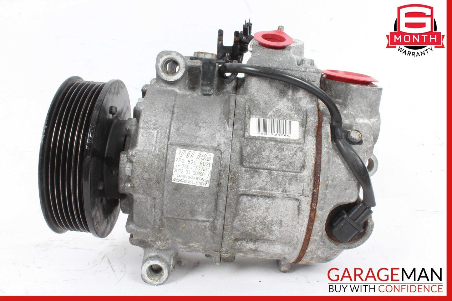 11-17 Porsche Cayenne 958 AC A/C Air Conditioning Compressor Pump OEM