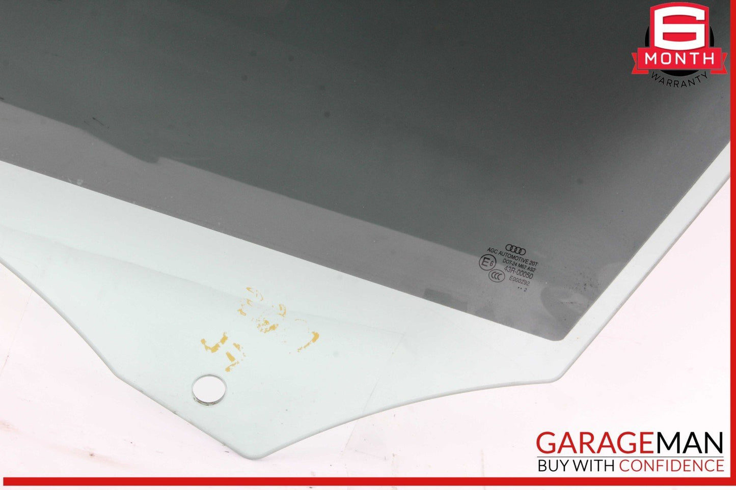 12-17 Audi Q5 Front Left Driver Side Door Window Glass 43R00050 OEM