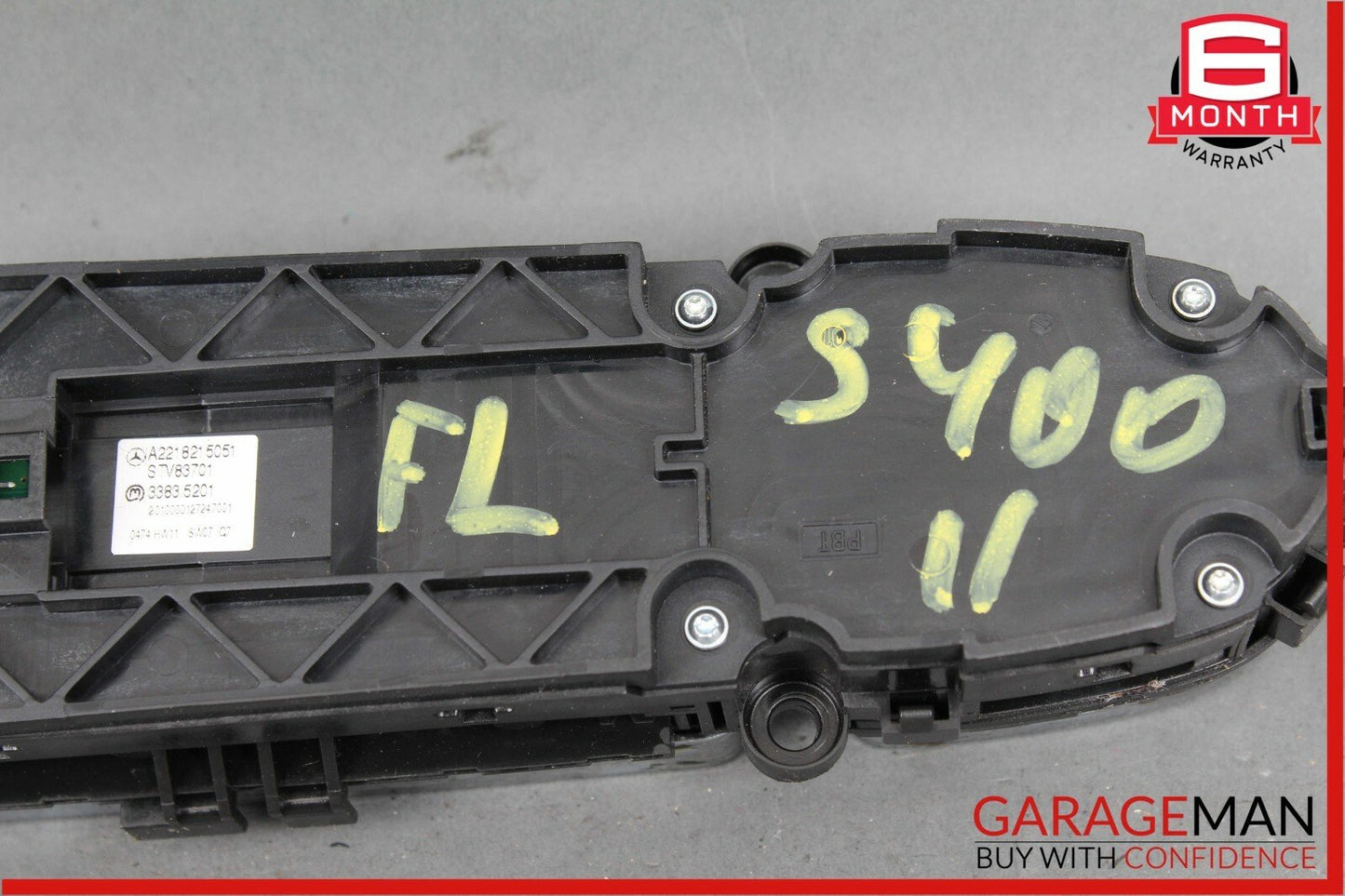 10-13 Mercedes W221 S400 CL550 Front Left Driver Master Window Switch Control