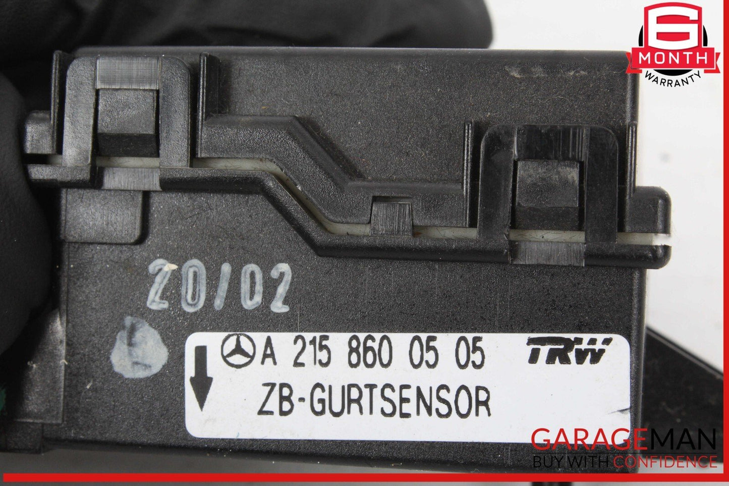 00-13 Mercedes R230 SL500 Seat Belt Seatbelt Tension Sensor 2158600505 OEM