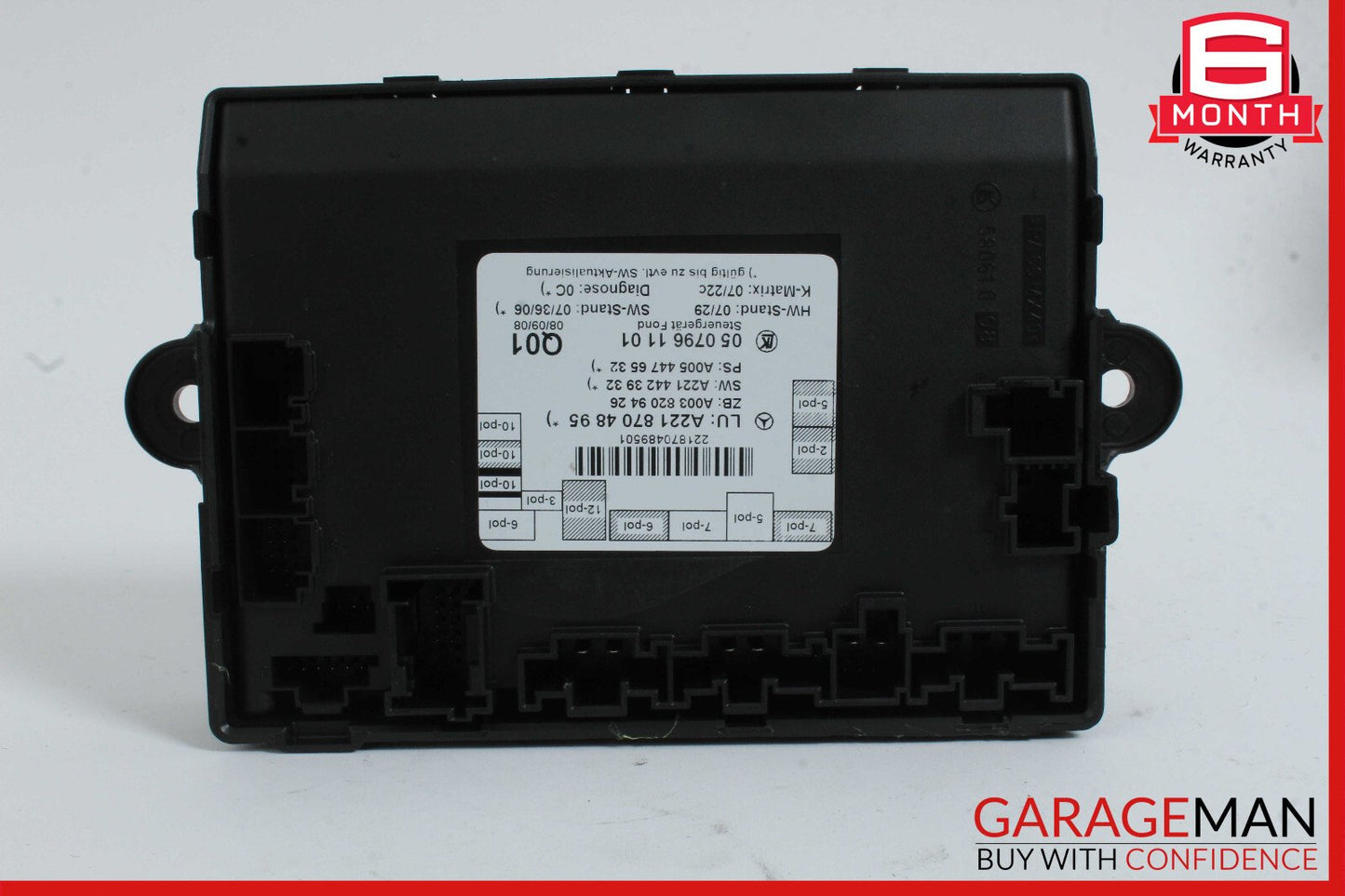 07-13 Mercedes W221 S550 S400 Rear Right or Left Side Door Control Module OEM