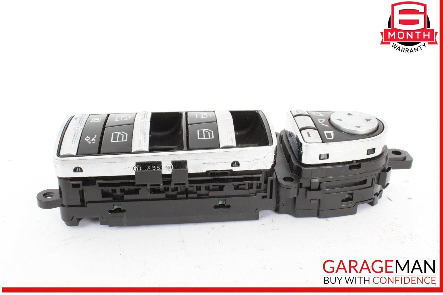 09-13 Mercedes W221 S550 S600 Front Left Side Window Control Switch Black OEM