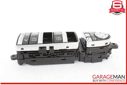 09-13 Mercedes W221 S550 S600 Front Left Side Window Control Switch Black OEM