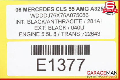03-11 Mercedes W219 CLS55 AMG E350 Front Left Side Under Seat Control Module OEM