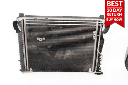 03-08 MERCEDES R230 SL500 SL55 FRONT RADIATOR AC A/C CONDENSER COMPLETE OEM