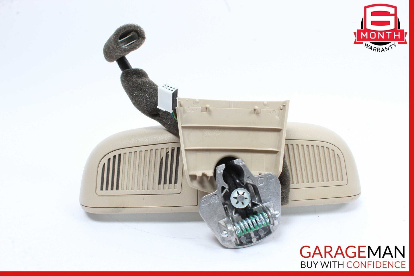 08-14 Mercedes W204 C250 C350 C300 Top Upper Rear View Mirror Assembly Beige OEM