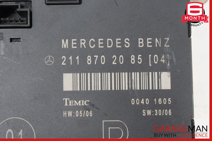 03-09 Mercedes W211 E320 E550 Front Right Passenger Door Control Module OEM