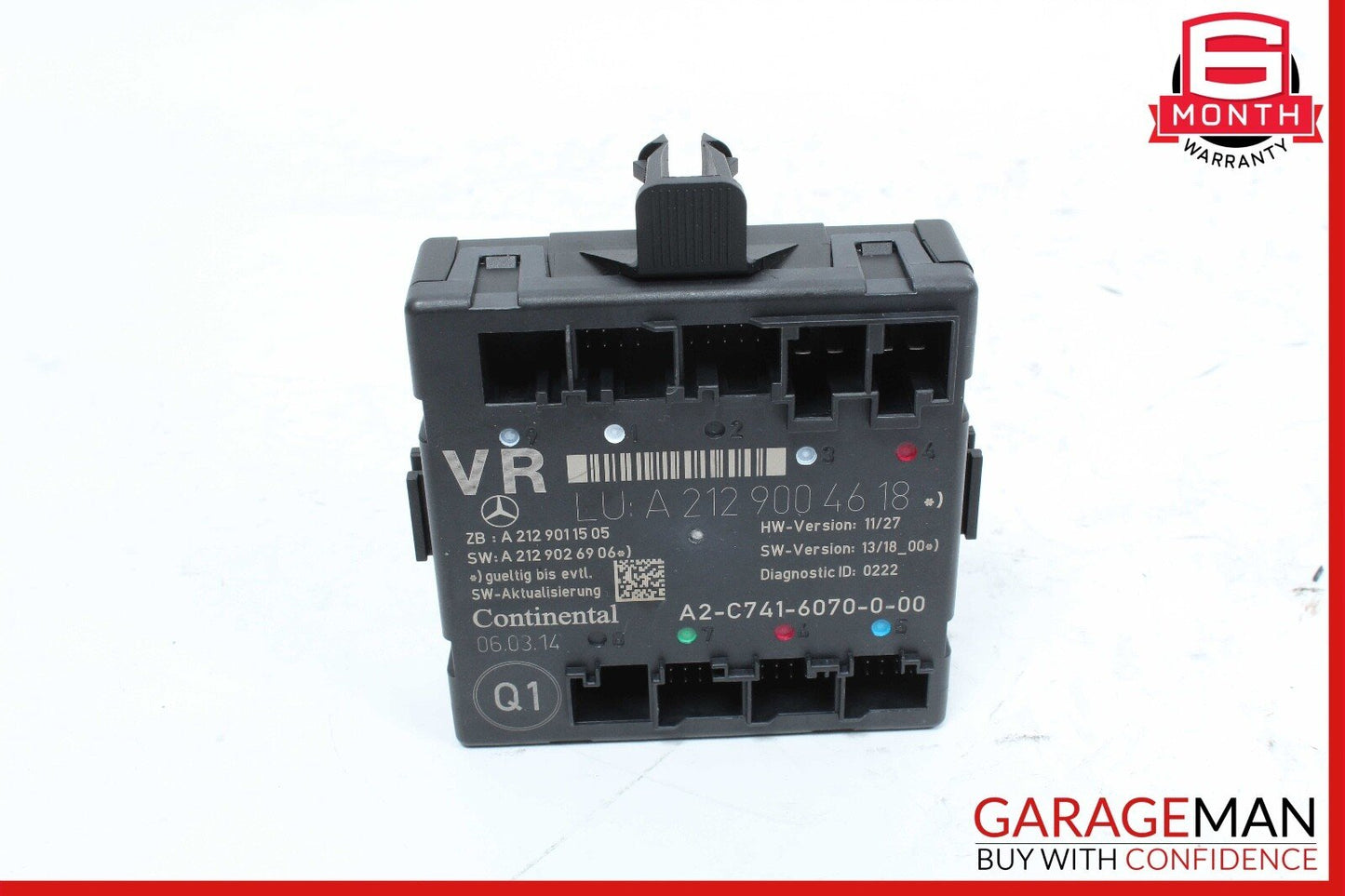 08-18 Mercedes W204 C250 Front Right Passenger Side Door Control Module OEM