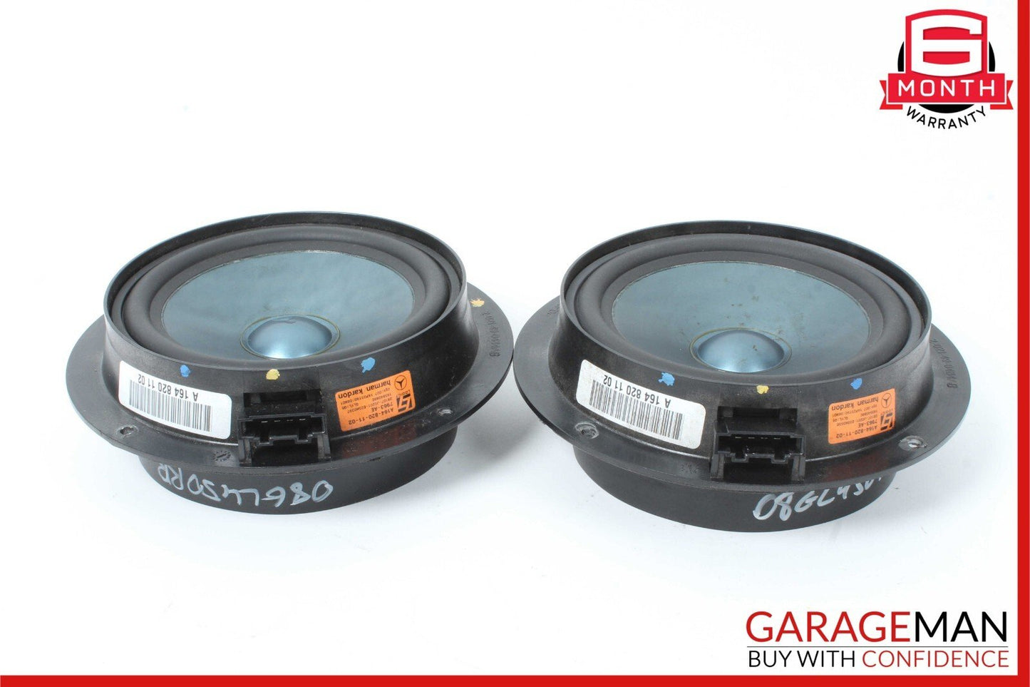 06-13 Mercedes R350 GL450 ML350 Rear Right & Left Audio Sound Speakers Set of 2