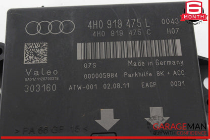 11-14 Audi A8 Quattro Parking Assist Control Module Unit OEM