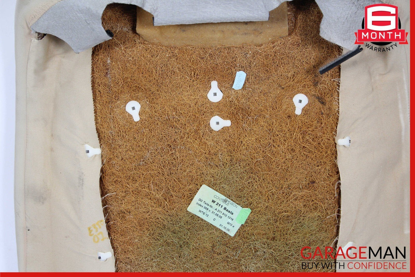 07-09 Mercedes W211 E350 E550 Top Upper Seat Cushion Front Right or Left OEM